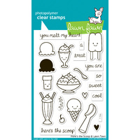 Lawn Fawn Stamps Here's the Scoop LF440 