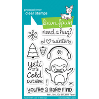 Lawn Fawn Stamps Yeti, Set, Go LF567 