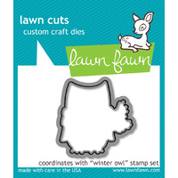 Lawn Fawn Cuts Winter Owl Die LF580 