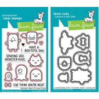 Lawn Fawn Monster Mash Stamp+Die Bundle