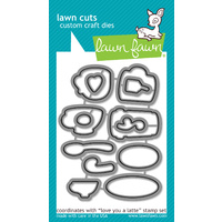 Lawn Fawn Cuts Love You A Latte Dies LF705 