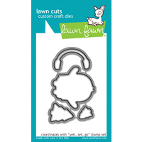 Lawn Fawn Cuts Yeti, Set, Go Dies LF780 