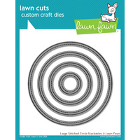 Lawn Fawn Cuts Large Stitched Circle Stackables Dies LF795 