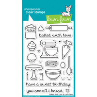 Lawn Fawn Stamps Baked with Love LF805 