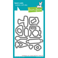 Lawn Fawn Cuts Baked with Love Dies LF806 