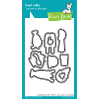 Lawn Fawn Cuts Here's the Scoop Dies LF906 