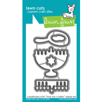 Lawn Fawn Cuts Love You a Latke Dies LF942 