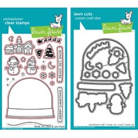 Lawn Fawn Ready Set Snow Stamp+Die Bundle