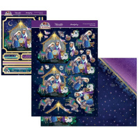 Hunkydory Crafts A Merry Christmas Deco-Large Set - O Come Let Us Adore Him