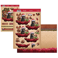 Hunkydory Crafts A Merry Christmas Deco-Large Set - Pawsitively Festive