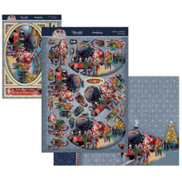 Hunkydory Crafts A Merry Christmas Deco-Large Set - Santa’s On His Way