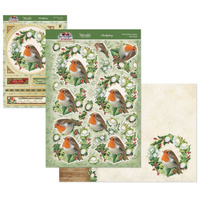 Hunkydory Crafts A Merry Christmas Deco-Large Set - When Robins Appear