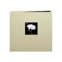 12x12 Scrapbooking Photo Album with Window Biscuit Beige