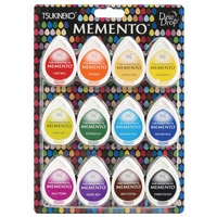 Memento Ink Pads Dew Drops Gum Drops 12pc Set