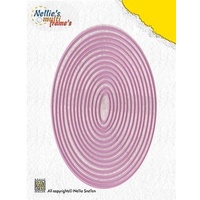 Nellie's Multi Frames Dies Straight Oval MFD057 