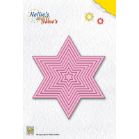 Nellie's Multi Frames Dies Straight Star MFD061 