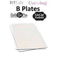 Die Embossing Machine Cutting B Plates x 2