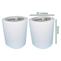 Die Cutting Adhesive Double-Sided Tape 25m x 12cm 2 Rolls