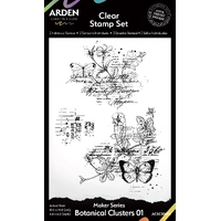 Arden Creative Clear Stamp Set - Maker Series - Botanical Clusters 01