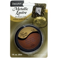 Deco Art Metallic Lustre Wax Finish 1oz Iced Espresso