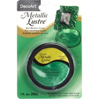 Deco Art Metallic Lustre Wax Finish 1oz Elegant Emerald