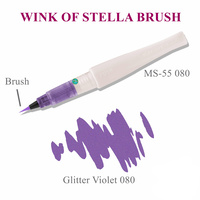 Zig Wink Of Stella Brush Glitter Marker Violet