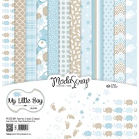 Elizabeth Craft Designs Modascrap 12 x 12 Inch Paper Pad My Little Boy