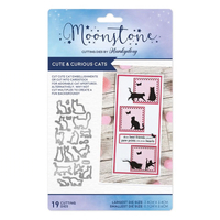 Hunkydory Moonstone Dies - Cute and Curious Cats
