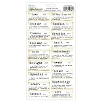 Mintay Papers Dictionary Words (Love) - Art Journal Essentials Stickers 04 