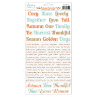 Mintay Papers 6x12 Stickers Sheet (Words) Autumn Splendor