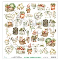 Mintay Basic Elements 12 x 12 Sheet 04 - Cottage Garden Elements