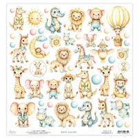 Mintay Basic Elements 12 x 12 Sheet 11 - Baby Safari