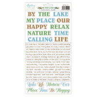 Mintay Papers 6x12 Stickers Sheet (Words) By The Lake