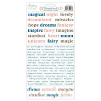 Mintay Papers 6x8 Stickers Sheet (Words) Dreamland