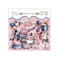 Mintay Papers Die Cuts 60/Pkg Happy Birthday