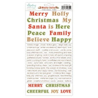 Mintay Papers 6x12 Stickers Sheet (Words) Holly Jolly