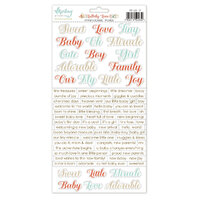 Mintay Papers 6x12 Stickers Sheet (Words) Lullaby Lane