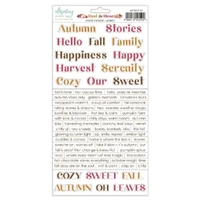 Mintay Papers 6x12 Stickers Sheet (Words) Rust & Rose