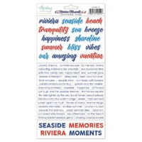 Mintay Papers 6x12 Stickers Sheet (Words) Riviera Moments
