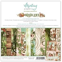 Mintay Papers 6x6 Papers 240gsm 24 Sheets Woodland