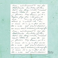Mintay Kreativa Stencil 08 - Handwriting