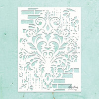Mintay Kreativa Stencil 19 - Decorated Wall