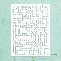 Mintay Kreativa Stencil 39 - Circuit Board