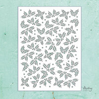 Mintay Kreativa Stencil 40 - Holly Leaves
