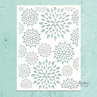 Mintay Kreativa Stencil 45 - Aster Flowers