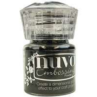 Nuvo Embossing Powder Jet Black