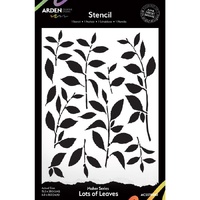Arden Creative 6”x8” Stencil - Maker Series - Lots of Leaves