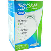 LED Rechargable Magnifying Desk Lamp