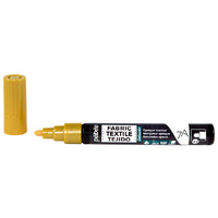 Pebeo 7A Opaque Fabric Marker 4mm Gold