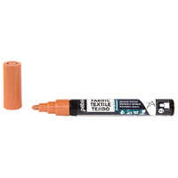 Pebeo 7A Opaque Fabric Marker 4mm Copper